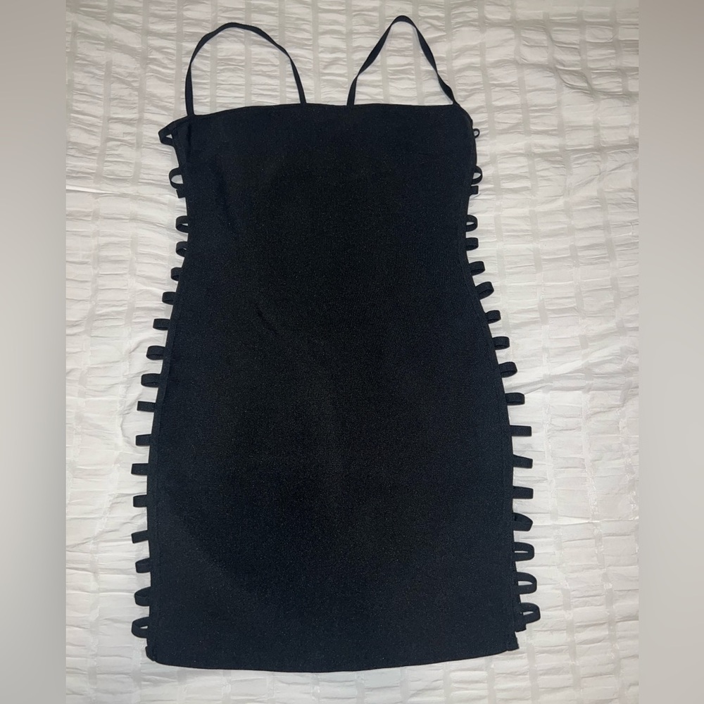 Bondage dress with open sides (worn once)
